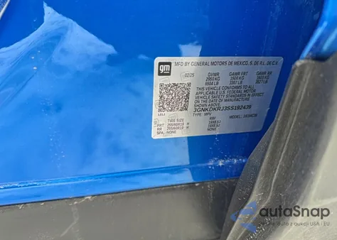 2025 Chevrolet Blazer Lt from USA, damaged, VIN 3GNKDKRJ3SS192439